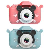 Digital Camera Case Anti-fall Lovely Mouse Kids Camera Protective Case Camera Protective Case Cartoon Washable Silicone Video Recorder Case for Kids excellently