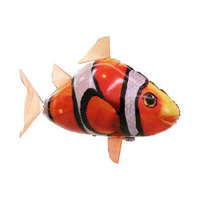 Creative Remote Control Flying Fish Shark Clownfish Electric Air Inflatable Flying Fish Party Decoration RC Animal Toys Gifts