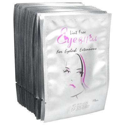 50 Pairs Eyelash Extension Under Gel Eye Pads Non-woven Patches Make-Up