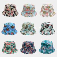 [hot]2022 Luxury Flamingo Print Panama Bucket Hat Men Women Summer Bucket Cap Bob Hat Hip Hop Gorros Fishing Fisherman Hat