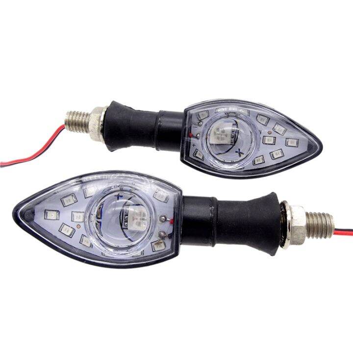 อุปกรณ์สัญญาณไฟไฟเลี้ยว-led-ด้านหน้า-หลังรถจักรยานยนต์1คู่สำหรับ-yamaha-yzf-r1-r6-fz1-fz6-xj6มอเตอร์ไซค์1คู่