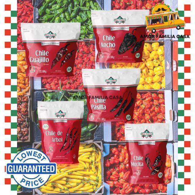 Don Zabor Mexican Chiles ( Chili Guajillo Chili Ancho Chili Pasilla