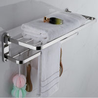 Floldable Bathroom Towel Rack Total 304 SUS Towel Hanger Towel Holder Wall MountedTowel Rail Holder Towel Hanger Bar