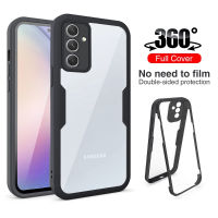 สำหรับ Samsung Galaxy A54 A34 A14 SamsungA24 SamsungA14 LTE 4G 5G 2023เคสเคสแบบพับปิดได้เคสโทรศัพท์360 ° สองด้านซิลิโคนนิ่มป้องกันการกระแทก