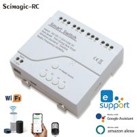 ☢☜❆ Ewelink Smart WiFi Switch 4 CH RF Control Smart Home Relay DIY Light Switch APP Control Works with Google Alex