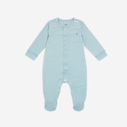 Body dài tay cài giữa liền bao chân - Bambus BU Baby