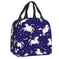 ☜┇♈ Custom Fashion Unicorn Lunch Bag Men Women Cooler Thermal Insulated Lunch Box for Children School