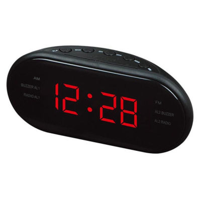 นาฬิกาปลุกอิเล็กทรอนิกส์วิทยุนาฬิกา Led Vst Vst-902ทันสมัย AM/FM นาฬิกาดิจิตอลฟังก์ชั่นเลื่อนปลุก-25 Us Plu