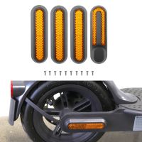 Balance Bike Reflective Cover for Xiaomi Mi Electric Scooter M365/PRO/1S/Essential Scooter Rear Back Wheel Hub Cover Amber