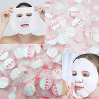 【YF】 30/50pcs Disposable Compressed Facial Non-woven Face Cotton Wrapped Masks Paper