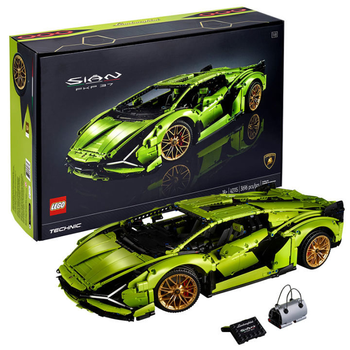 LEGO Building Blocks 42115 Lamborghini Racing Lighting, Acrylic Toys in  Spot 