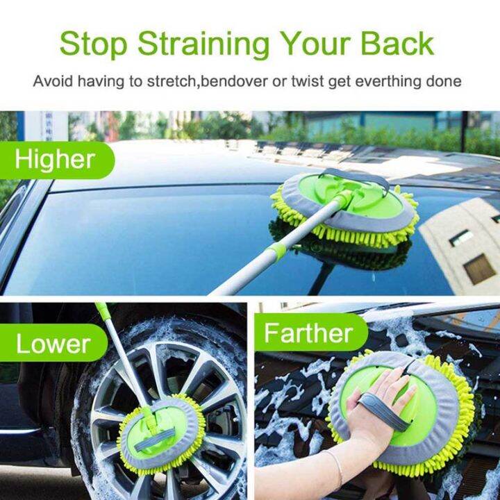 3x-2-in-1-car-wash-mop-mitt-with-long-handle-chenille-microfiber-car-wash-dust-brush-extension-pole-24-46in