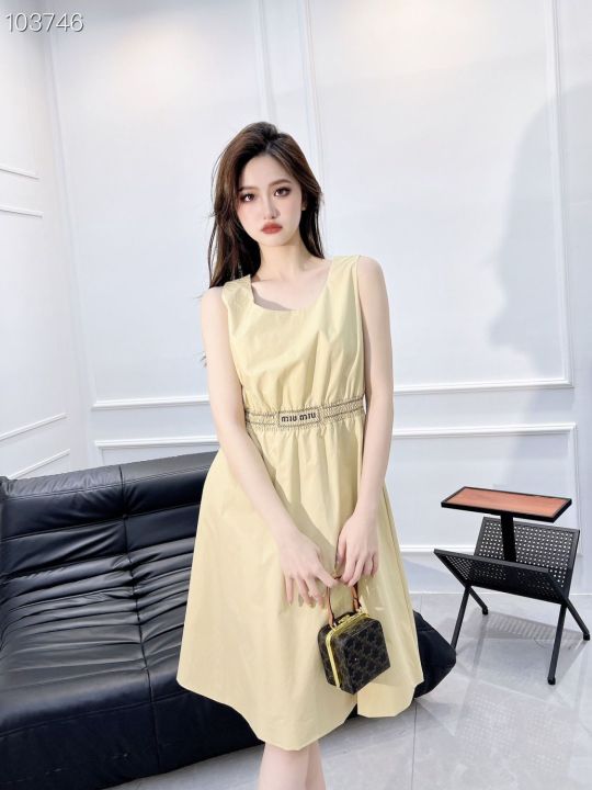 slim-slim-a-line-dress-sleeveless-tank-top-dress-with-slim-hanging-waist-letter-style