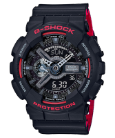 [ของแท้] Casio G-Shock นาฬิกาข้อมือ รุ่น GA-110HR-1ADR นาฬิกาผู้ชาย นาฬิกา จีช็อคดำแดง