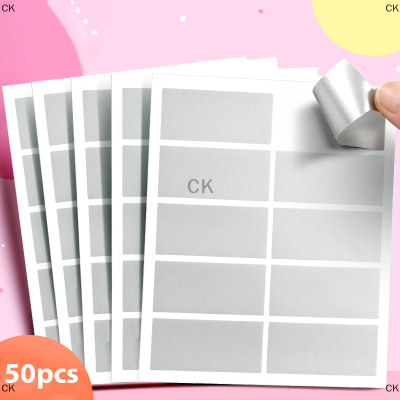 CK 50pcs Scratch off ป้ายสติกเกอร์สำหรับกิจกรรม PARTY favors เครื่องเขียนสติกเกอร์