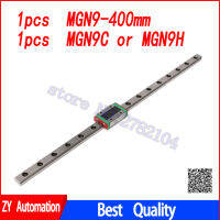 Linear Guide 9Mm MGN9 400Mm Linear Rail Way MGN9C หรือ MGN9H Long Linear Carriage สำหรับ CNC X Y Z Axis