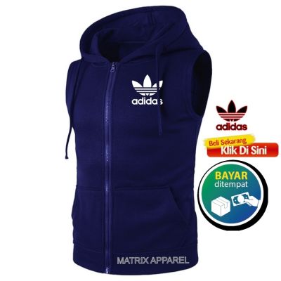 CODTheresa Finger Mens hoodie Vest singlet gym zipper Plain Sporty Casual