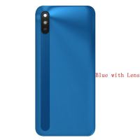 ฝาหลังสำหรับ Xiaomi Redmi 9A เคสปลอกหุ้มช่องหลังฝาหลังปิดโทรศัพท์พร้อมเลนส์ที่จับกล้องรูปตัวยูพร้อมโลโก้ LHG3764ชิ้นส่วนอะไหล่