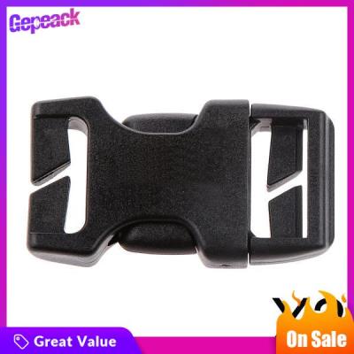 Gepeack สายรัดพลาสติกสีดำ2X1ชิ้นตะขอเกี่ยวหัวเข็มขัด20มม.