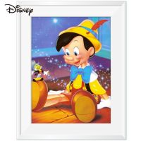 【CC】 Embroidery Pinocchio Supplies Cartoon Needlework Kits Unprinted Printed Canvas 14ct Hobby