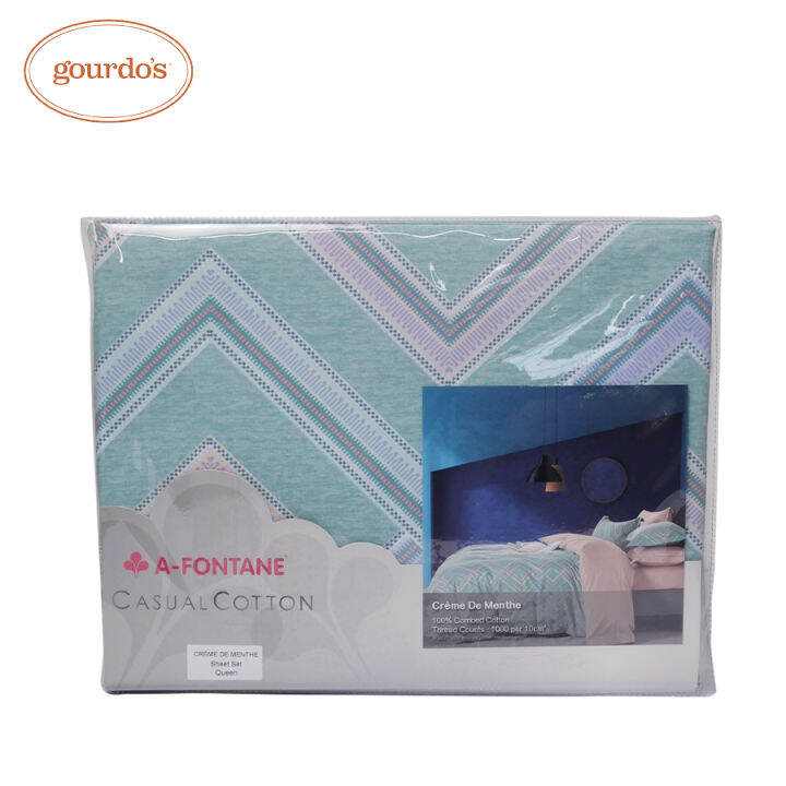 Crème De Menthe Sheet Set Queen Lazada PH