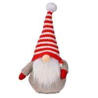 ตกแต่งมนุษย์แคระวันหยุดทำด้วยมือ Swedish Tomte คริสต์มาสเครื่องประดับตกแต่งเอลฟ์ขอบคุณของขวัญวัน Swedish โงม