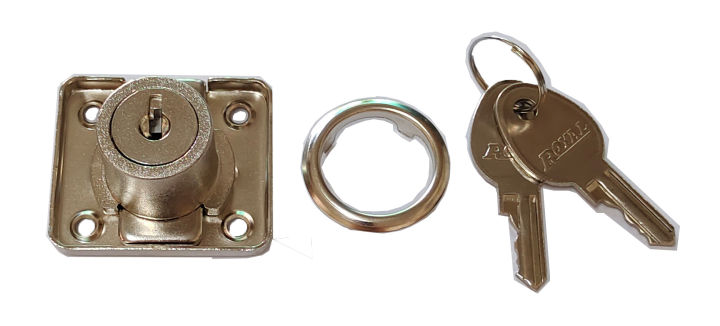 กุญแจลิ้นชัก-กุญแจล็อคตู้-ที่ล็อคลิ้นชัก-กุญแจตู้-กุญแจตู้เสื้อผ้า-กุญแจล็อตตู้-สีเงิน