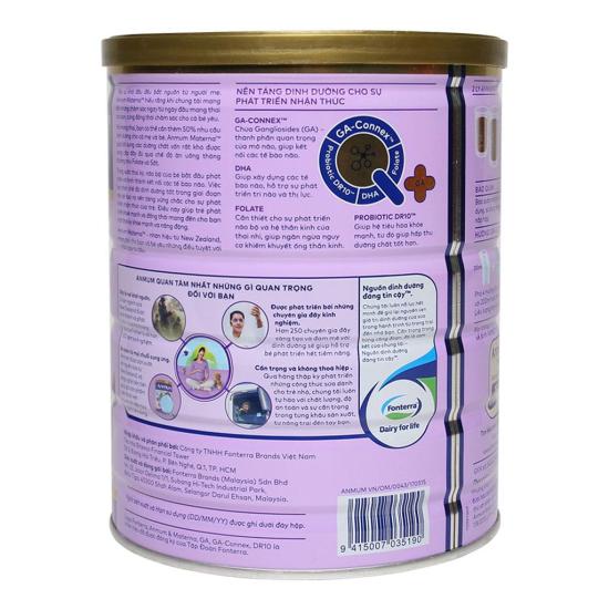 Sữa bột anmum materna hương sô-cô-la hộp 800g ít béo, cho phụ nữ mang thai - ảnh sản phẩm 4