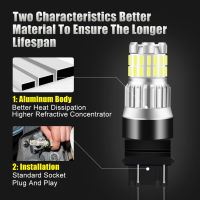 1Pc Super Bright T20 Led Bulb 7443 W215W Led Light T25 3157 P277W Led Car Turning Light Auto Tail Brake Light White Red Yellow