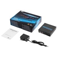 QNSTAR ไม่มีสัญญาณรบกวนรองรับ HDMI-เข้ากันได้กับ Av/ S-Video Video Audio Converter รองรับ720P/1080P