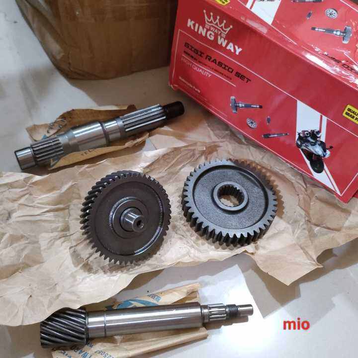 Gigi Rasio Set Mio Gear Gardan Rasio Assy Lengkap Lazada Indonesia