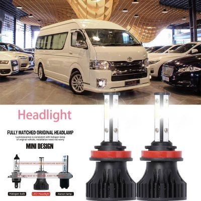 ไฟหน้ารถยนต์ LED 40w 6000k สีขาว สําหรับ Toyota Hiave IV 1998-2023