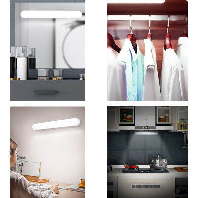 LED แต่งหน้า Morror Light Vanity Book Light 5V USB 30ซม. โคมไฟติดผนัง Eye Protection แขวนโคมไฟแม่เหล็ก Touch Switch Night Light