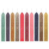 [NEW EXPRESS]☒▤ Wax Sealing Sticks Multi-Color Seal Sticks for Stamp Letter Invitations with Core