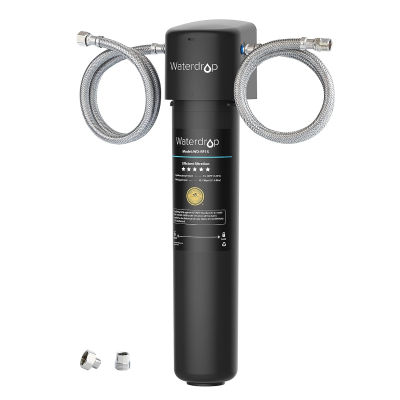 Waterdrop 15UA Under Sink Water Filter System, Reduces Lead, Chlorine, Bad Taste &amp; Odor, Under Counter Water Filter Direct Connect to Kitchen Faucet, NSF/ANSI 42 Certified, 16000 Gallons, USA Tech Black-basic