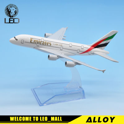 LEO 16cm 1:400 Emirates AIRLINES AIRBUS A380 airplane models toys for kids car for kids kids toys toys for boys