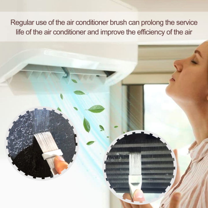 【In Stock】Air Conditioner Condenser Fin Comb, Fin Cleaning Brush Air