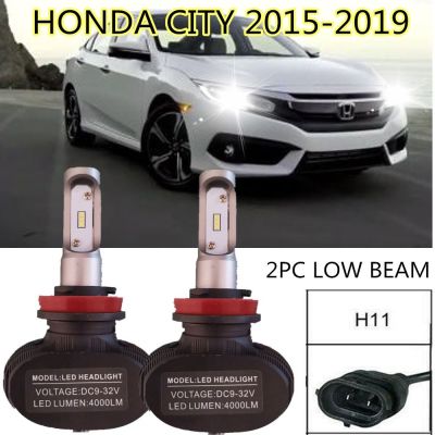 New ไฟหน้า LED H11 สําหรับ HONDA city 2015-2019