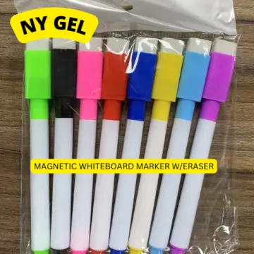 Faber-Castell Whiteboard Markers with Magnetic Eraser Caps 