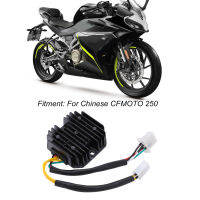 CFMOTO 250อลูมิเนียมเครื่องปรับกระแสไฟจักรยานยนต์ตัวควบคุมการจ่ายกระแสทนทานยาวนาน