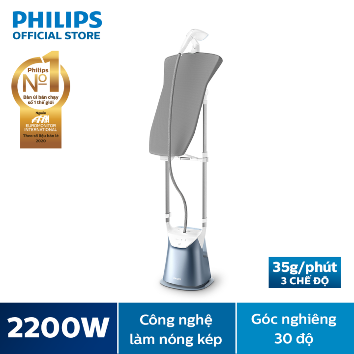 Bàn Ủi Hơi Nước Đứng Philips GC625/29 2200WÁp suất bơm tối đa 6 barơ