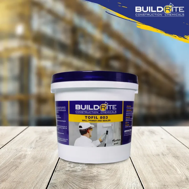 BUILDRITE TOFIL 803 - 3.785Ltr (Wall Primer Sealer) | Lazada PH