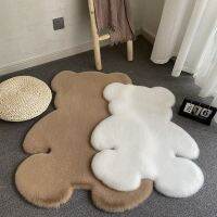 [A Warm]6สี CuteCarpet Plush ห้องนอนชั้น MatSofa BedsideMatRoom ผ้าห่ม CushionRugs