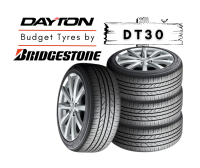 **ราคารวมค่าติดตั้ง** DAYTON ยางรถยนต์ยี่ห้อเดย์ตัน รุ่น DT30 ขอบ-14, 15, 16, 17 (คละไซส์-เลือกได้) จำนวน 1 ชุด (รวม 4 เส้น)