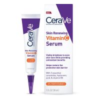 เซรั่มซีรั่ม Cerave วิตามินซีกับกรดไฮยาลูโรนิก | เซรั่มการเพิ่มความสว่างของผิวหนังสำหรับใบหน้าที่มีวิตามินซีบริสุทธิ์ 10% ออนซ์ 30 มล.