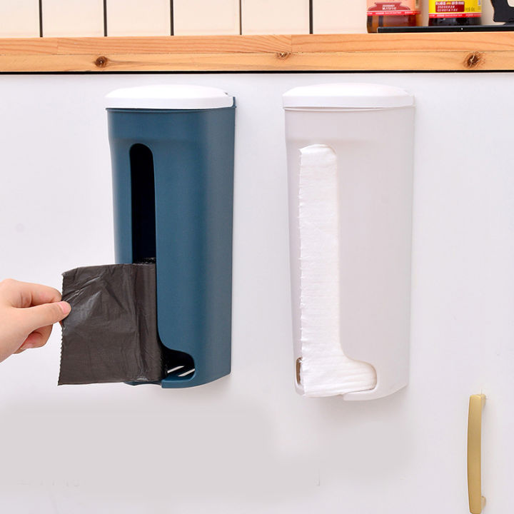 wall-mounted-plastic-bag-storage-holder-tissue-with-lidtrash-bag-dispenser-grocery-hanging-organizerkitchen-accessories-shelf