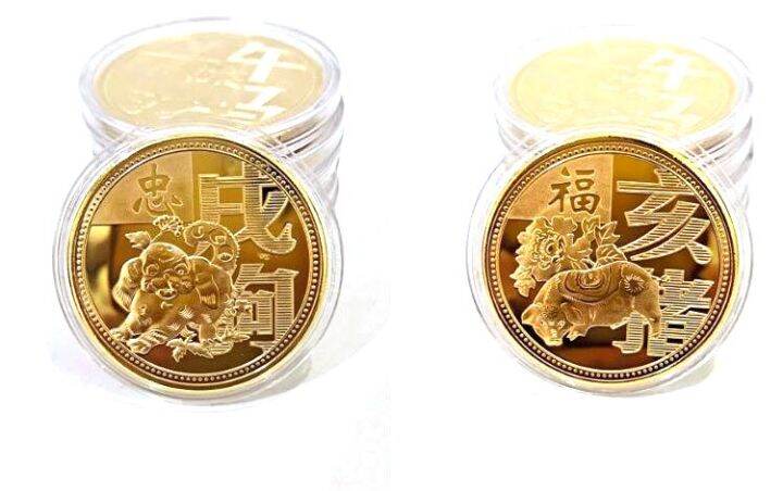 2022-chinese-new-year-year-zodiac-commemorative-coin-year-of-tiger-collectibles-gold-coin-decorative-medallion-souvenir-crafts