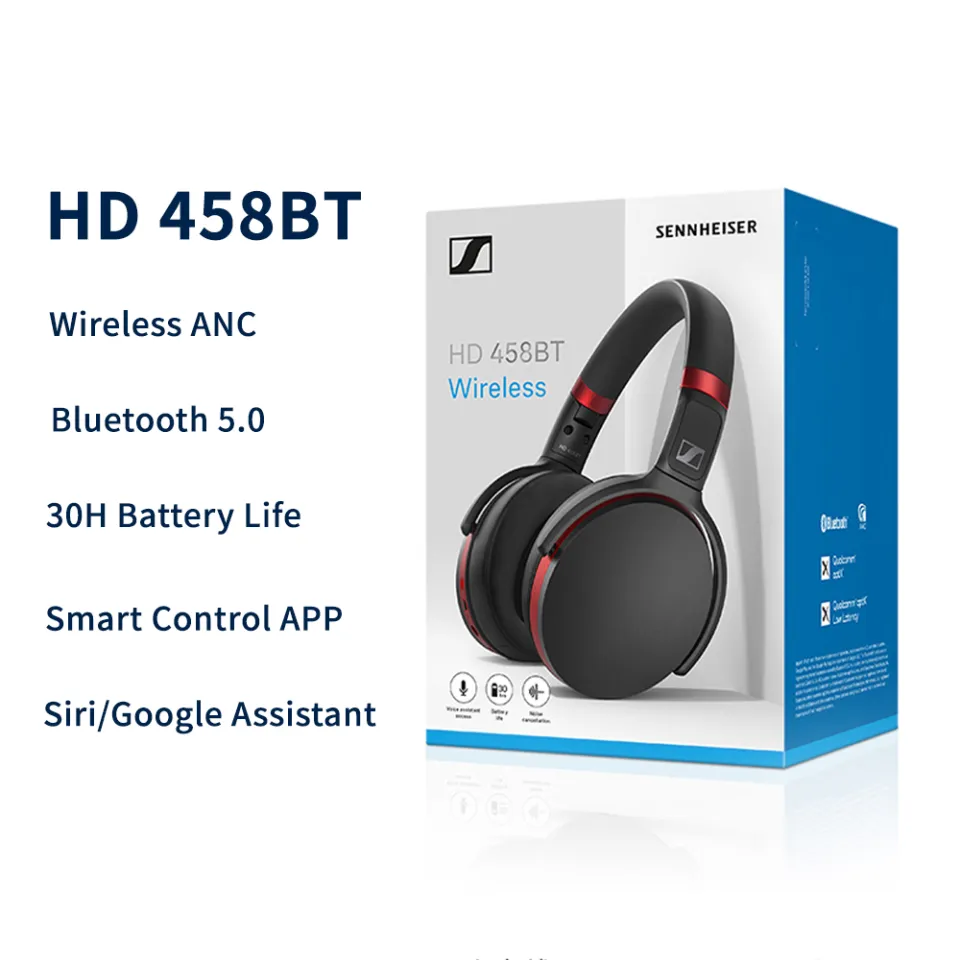 SENNHEISER HD 458BT Overear Active Noise Cancelling Bluetooth