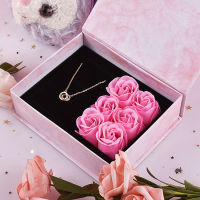 Necklace Gift Box Valentines Day Gift for Girlfriend Qixi for Girls Birthday Confession Female Adult18Years Old