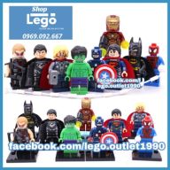 Xếp hình Siêu anh hùng Marvel & DC Comics Lego Minifigures Xinh x001 thumbnail